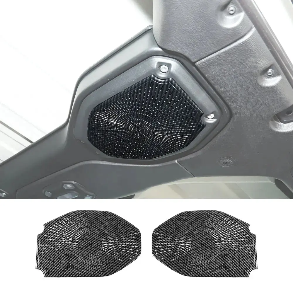 For 2018-2023 Jeep Wrangler JL JLU & Gladiator JT Top Speaker Audio Panel Trim Cover - Image 10