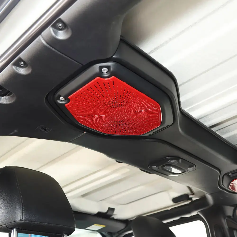 For 2018-2023 Jeep Wrangler JL JLU & Gladiator JT Top Speaker Audio Panel Trim Cover - Image 3
