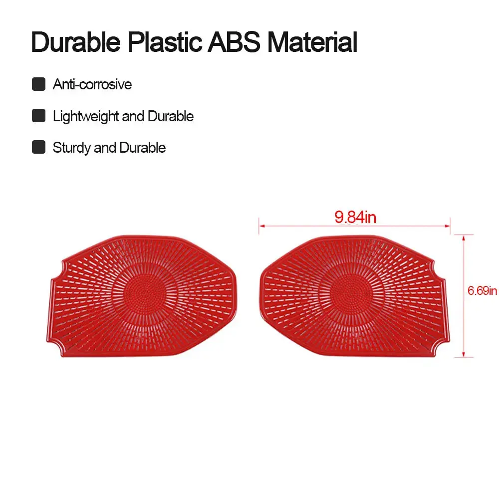For 2018-2023 Jeep Wrangler JL JLU & Gladiator JT Top Speaker Audio Panel Trim Cover - Image 7