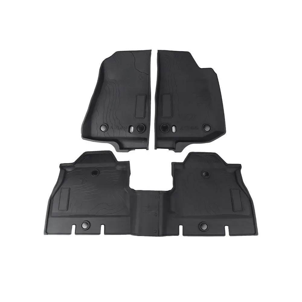 For 2018+ Jeep Wrangler JL 4 Door TPE Floor Mats All Weather - Image 9