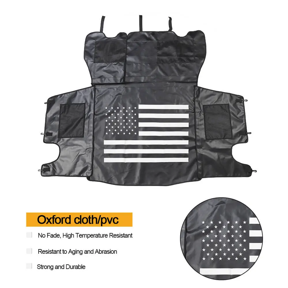 For 2011-2018 Jeep Wrangler JKU (All-in) 4Doors Trunk Cargo Liner Pet Dog Floor Cover Protector Mat - Image 6