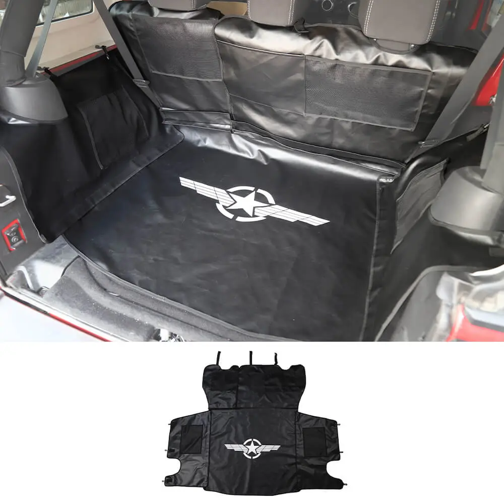 For 2011-2018 Jeep Wrangler JKU (All-in) 4Doors Trunk Cargo Liner Pet Dog Floor Cover Protector Mat - Image 8
