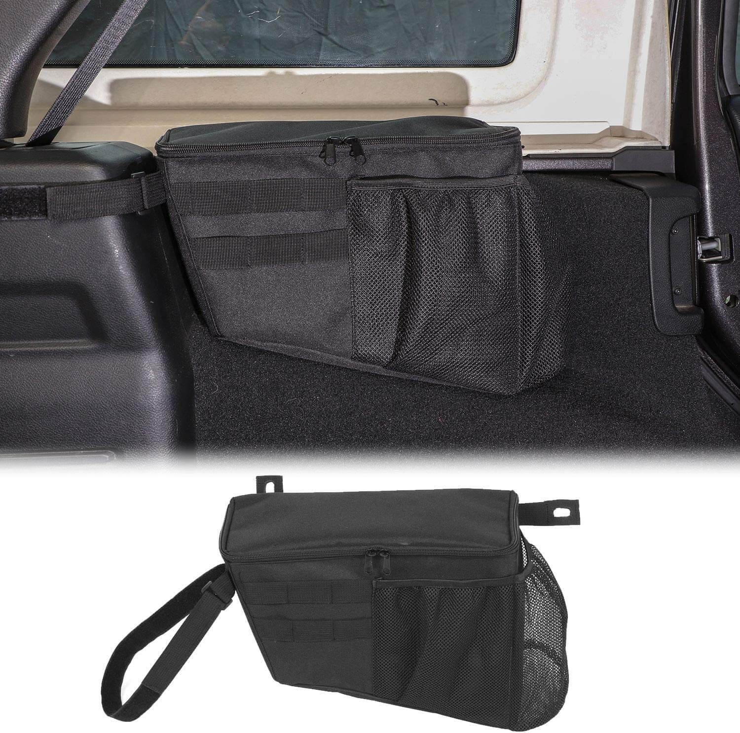For 2018+ Jeep Wrangler JL JLU 4-Door Trunk Side Storage Bag Organizer Bag