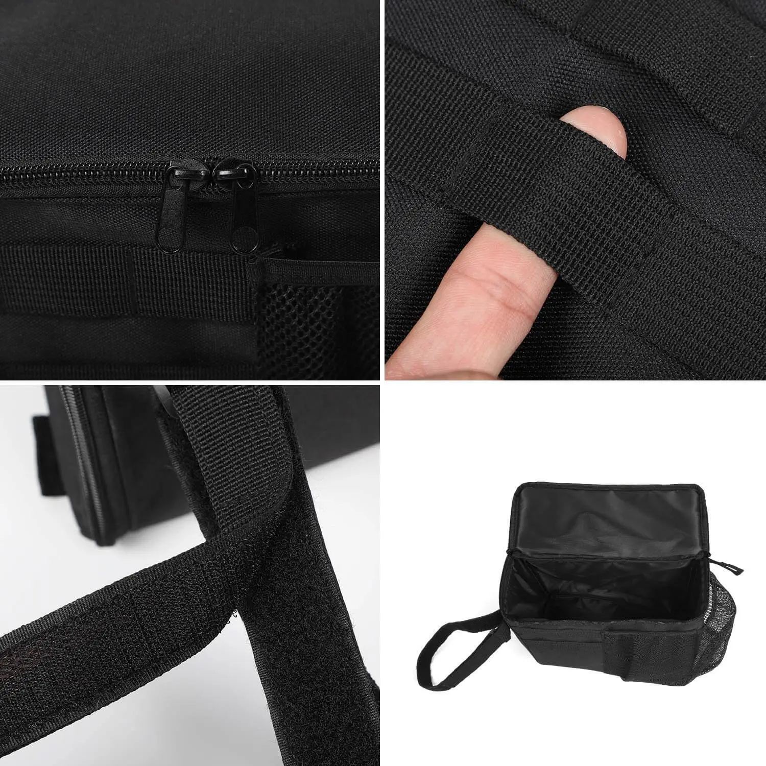 For 2018-2023 Jeep Wrangler JLU 4-Door Trunk Organizer,Storage Bag Accessories 2pcs - Image 3