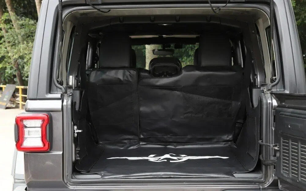 For 2018+ Jeep Wrangler JL 4-Door Trunk Pet Pad Cargo Liner Mat Waterproof Dog Seat Cover with Storage Bag (Not fit for 4xe) - Image 15