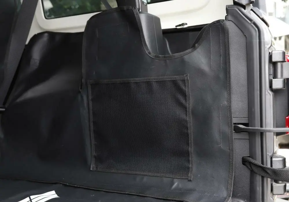 For 2018+ Jeep Wrangler JL 4-Door Trunk Pet Pad Cargo Liner Mat Waterproof Dog Seat Cover with Storage Bag (Not fit for 4xe) - Image 9