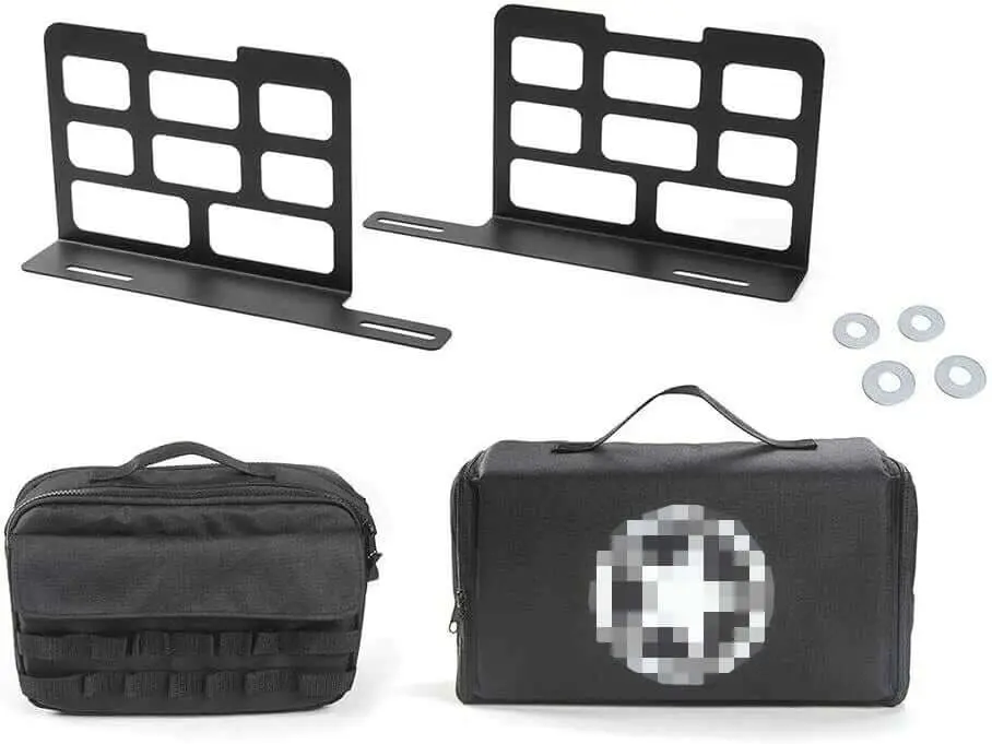 For Jeep Wrangler JK JKU JL TJ Trunk Rack Shelves & Camping Mat Tool Kit Storage - Image 8