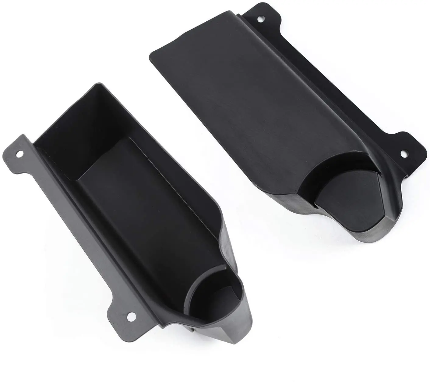 For 2018+ Jeep Wrangler JLU 4Doors Trunk Storage Box Cargo Organizer Tray, Black - Image 4