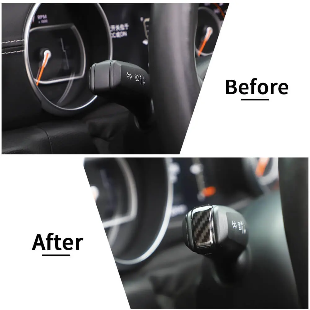 For 2018+ Jeep Wrangler JL JLU & Gladiator JT Turn Signal Wiper Control Lever Switch Trim - Image 2