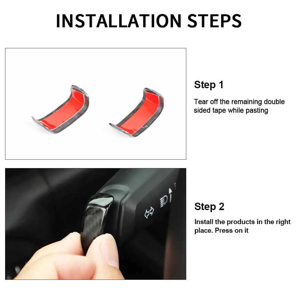 For 2018+ Jeep Wrangler JL JLU & Gladiator JT Turn Signal Wiper Control Lever Switch Trim - Image 6