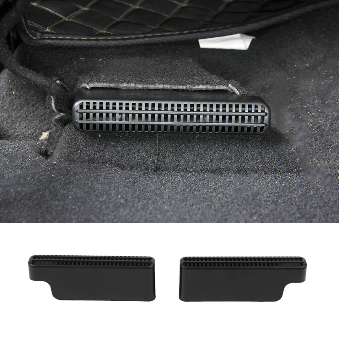 For 2018+ Jeep Wrangler JL & Gladiator JT Under Seat Air Vent Outlet Protective Trim (2 pcs)