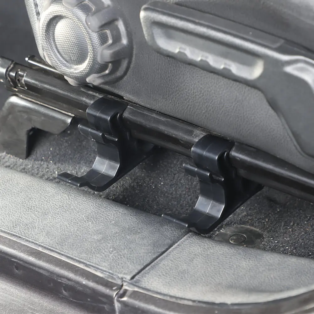 For 2018+ Jeep Wrangler JL & Gladiator JT Under Seat Mount Flashlight Holder Bracket Torch Storage - Image 3