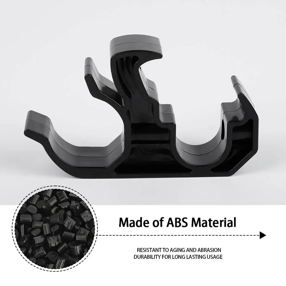 For 2018+ Jeep Wrangler JL & Gladiator JT Under Seat Mount Flashlight Holder Bracket Torch Storage - Image 7