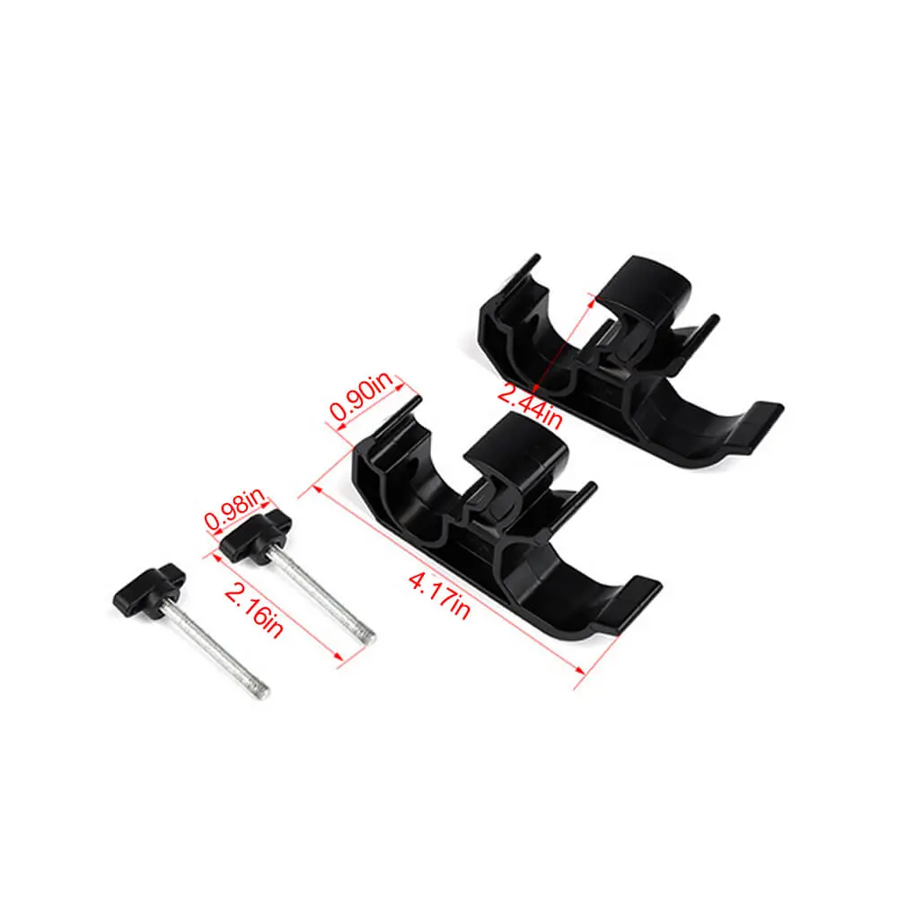 For 2018+ Jeep Wrangler JL & Gladiator JT Under Seat Mount Flashlight Holder Bracket Torch Storage - Image 8
