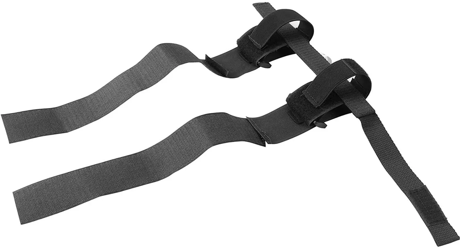 For Jeep Wrangler TJ YJ JK JKU JL JLU JT Universal Roll Bar Flashlight Holder Strap(Black) - Image 6