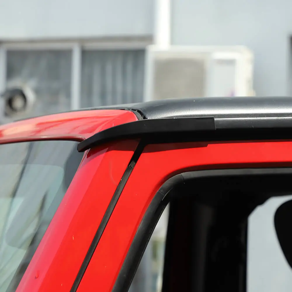 For 2011–2018 Jeep Wrangler JK & JKU – Rain Gutter Extensions Rain Groove Diverter Upgraded Version (Fits Hard Tops Only) - Image 4