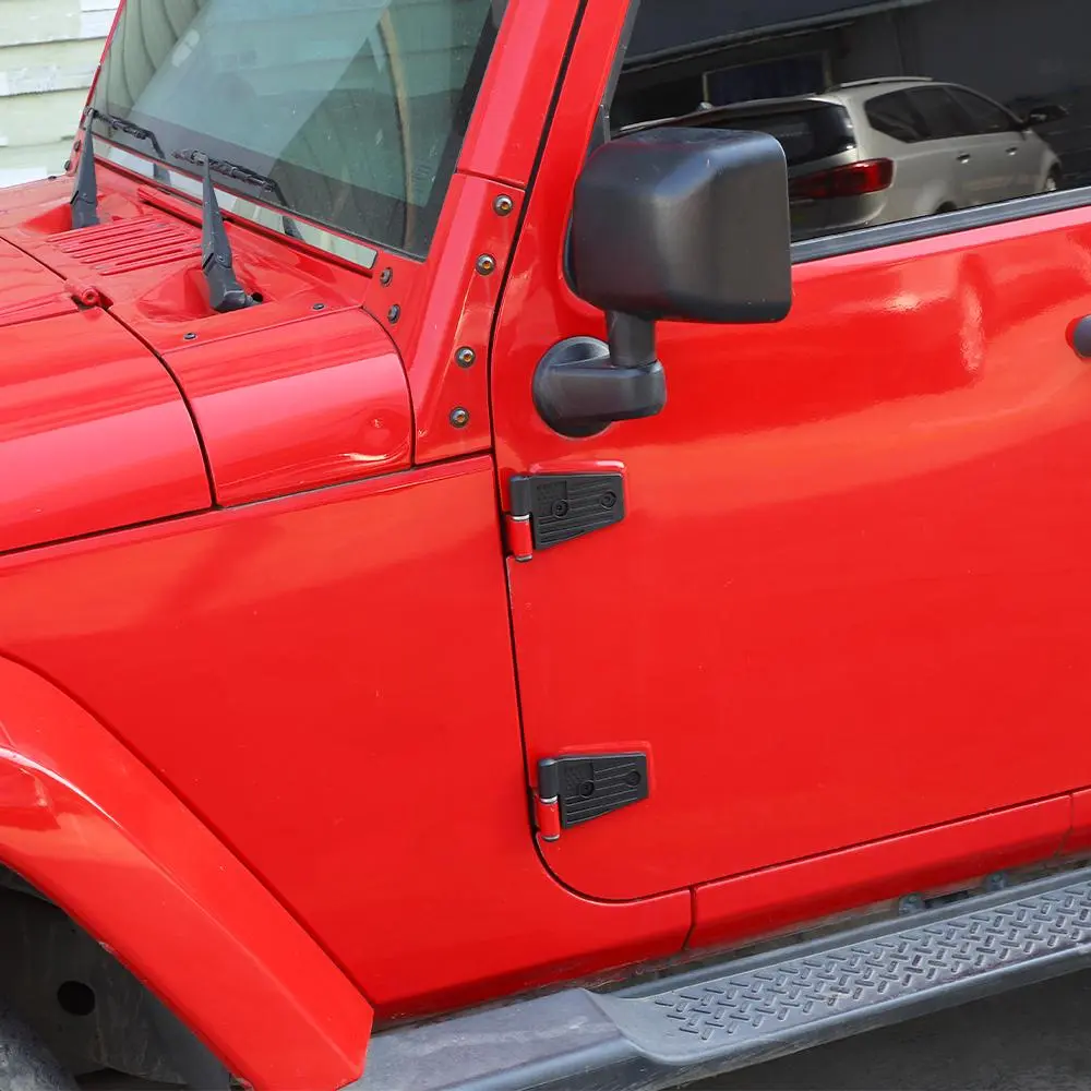 For 2007-2018 Jeep Wrangler JK JKU Door Hinge Replacement Accessories US Flag - Image 3