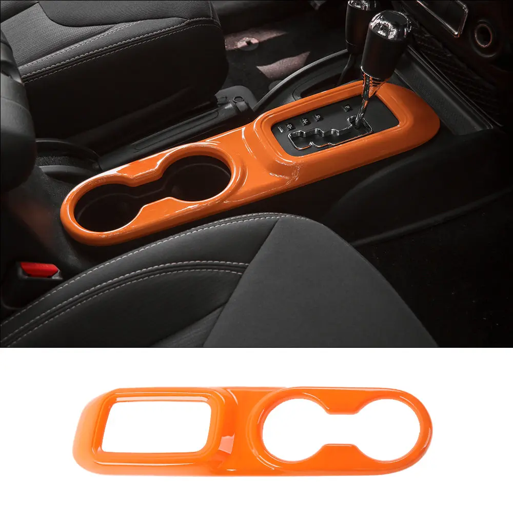 For 2011-2018 Jeep Wrangler JK JKU Water Cup Holder & Gear Shift Trim Cover - Image 12
