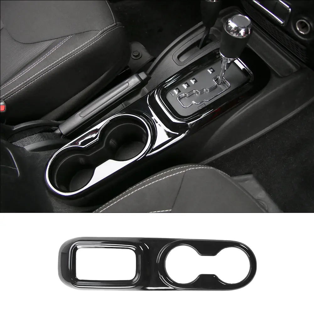 For 2011-2018 Jeep Wrangler JK JKU Water Cup Holder & Gear Shift Trim Cover - Image 15