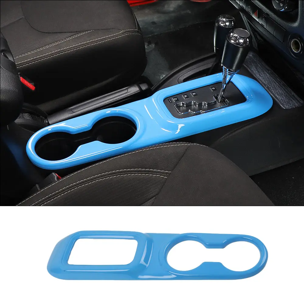 For 2011-2018 Jeep Wrangler JK JKU Water Cup Holder & Gear Shift Trim Cover - Image 18