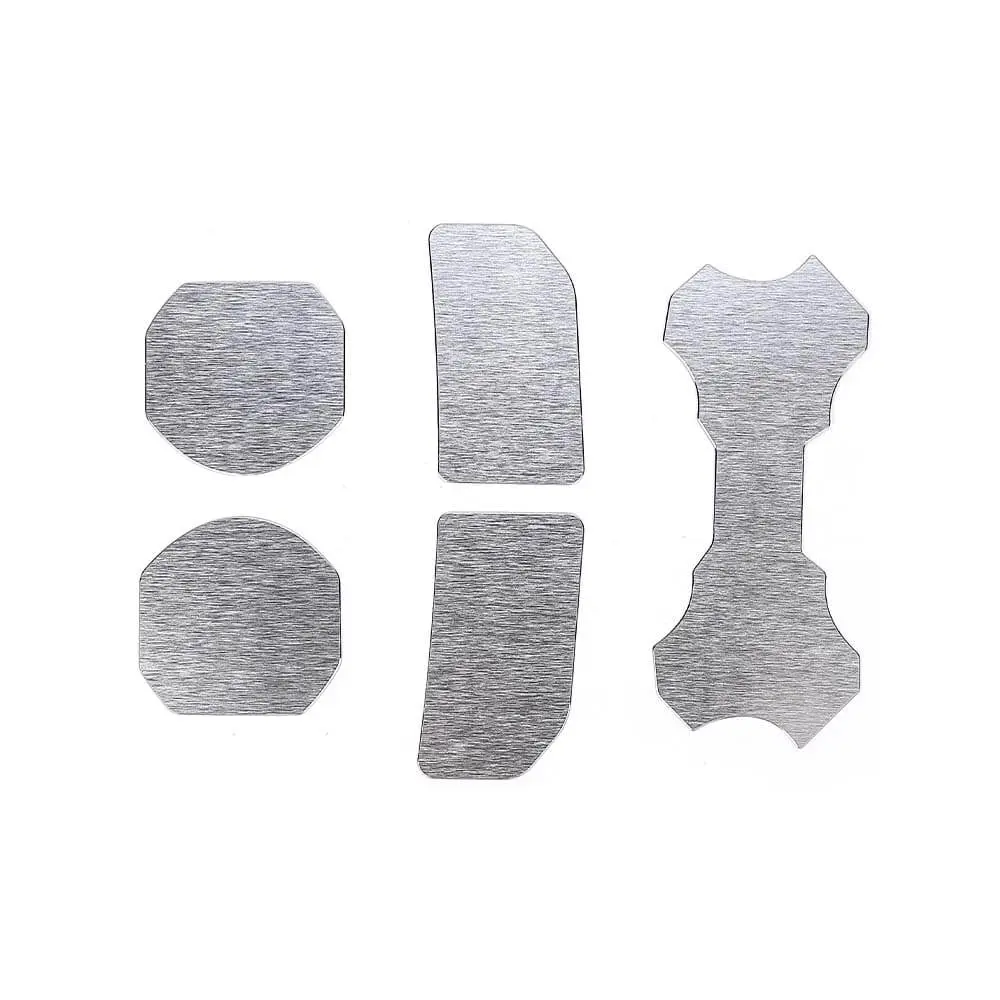 For 2018+ Jeep Wrangler JL Water Cup Holder Mat Coaster Insert Aluminum 5pcs Silver - Image 6