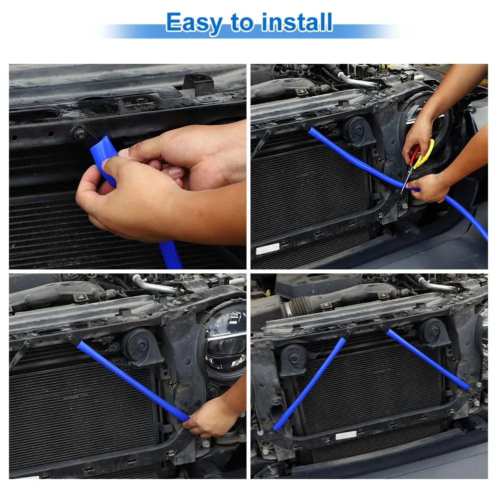 For Jeep Wrangler JK JL & Gladiator JT Water Tank Protect Bar Rod Rubber Sleeve Cover Trim - Image 5