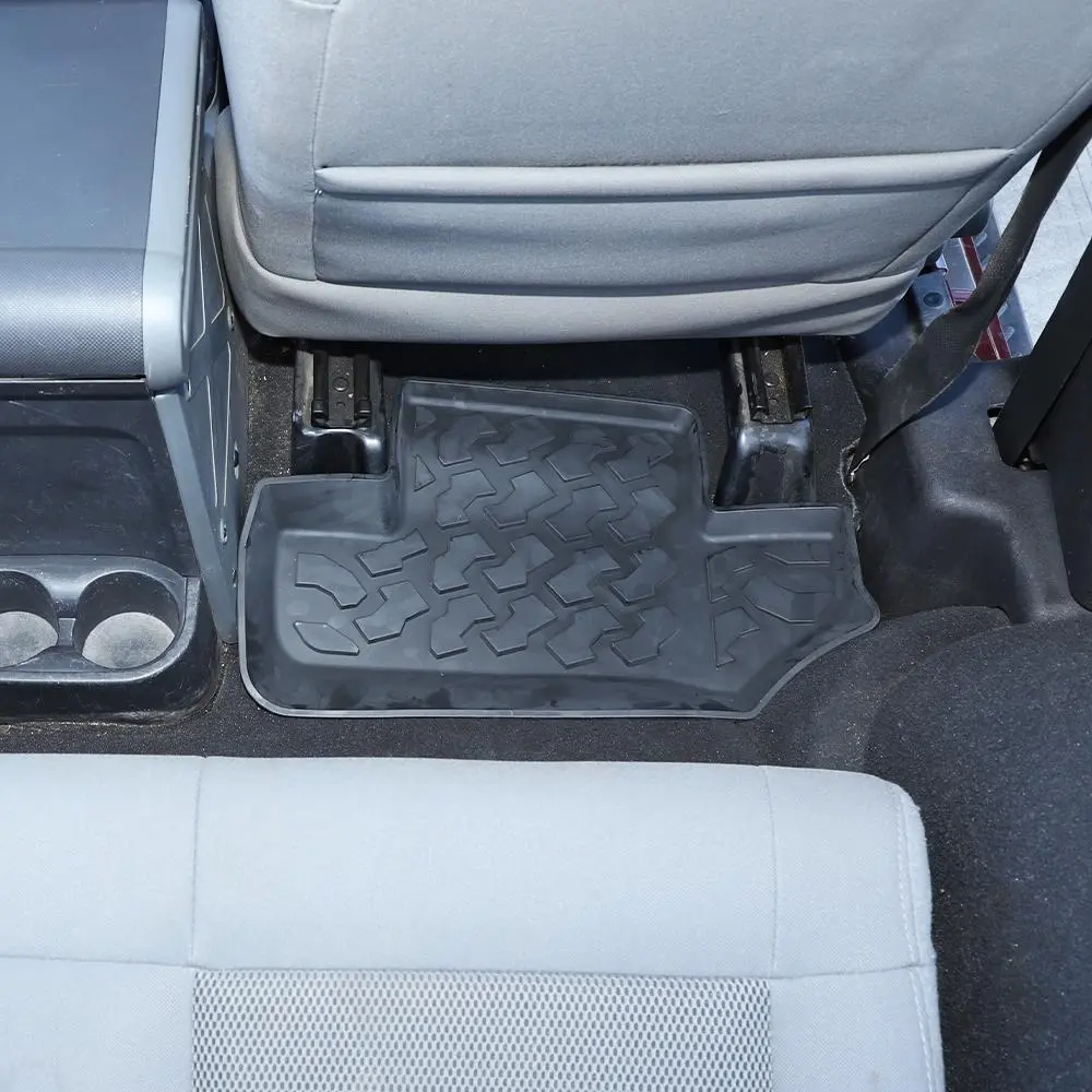 For 2007-2018 Jeep Wrangler JK 2-Door Waterproof Car Floor Foot Mats Replacement - Image 3