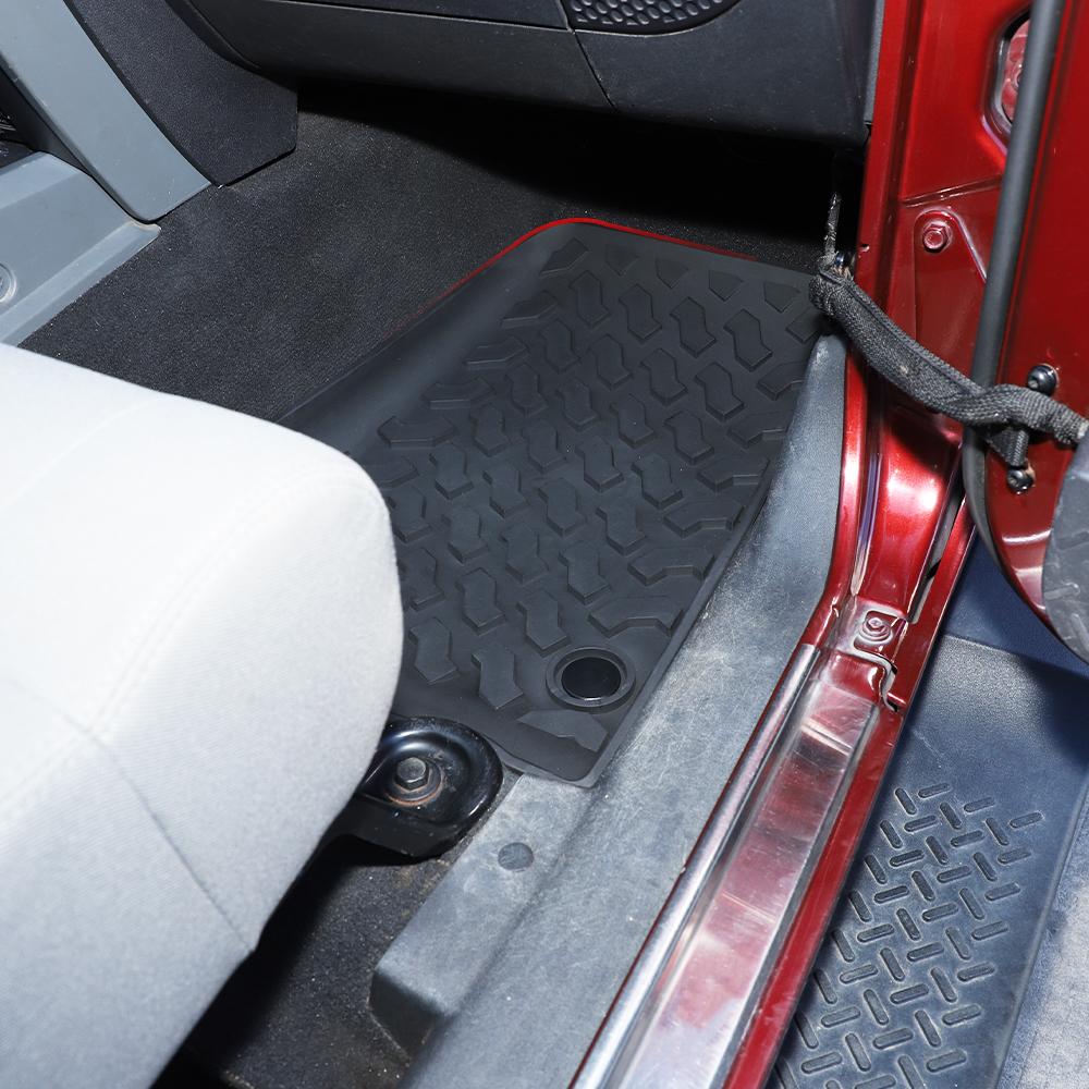 For 2007-2018 Jeep Wrangler JK 2-Door Waterproof Car Floor Foot Mats Replacement - Image 4