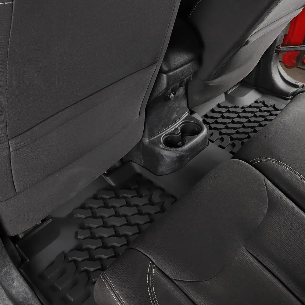 For 2007-2018 Jeep Wrangler JK JKU 4-Door Waterproof Car Floor Foot Mats Replacement - Image 4