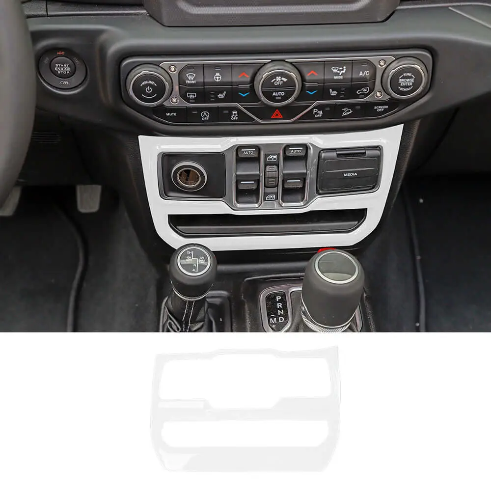 For 2018+ Jeep Wrangler JL JLU & Gladiator JT Window Control Panel Trim Cover - Image 19