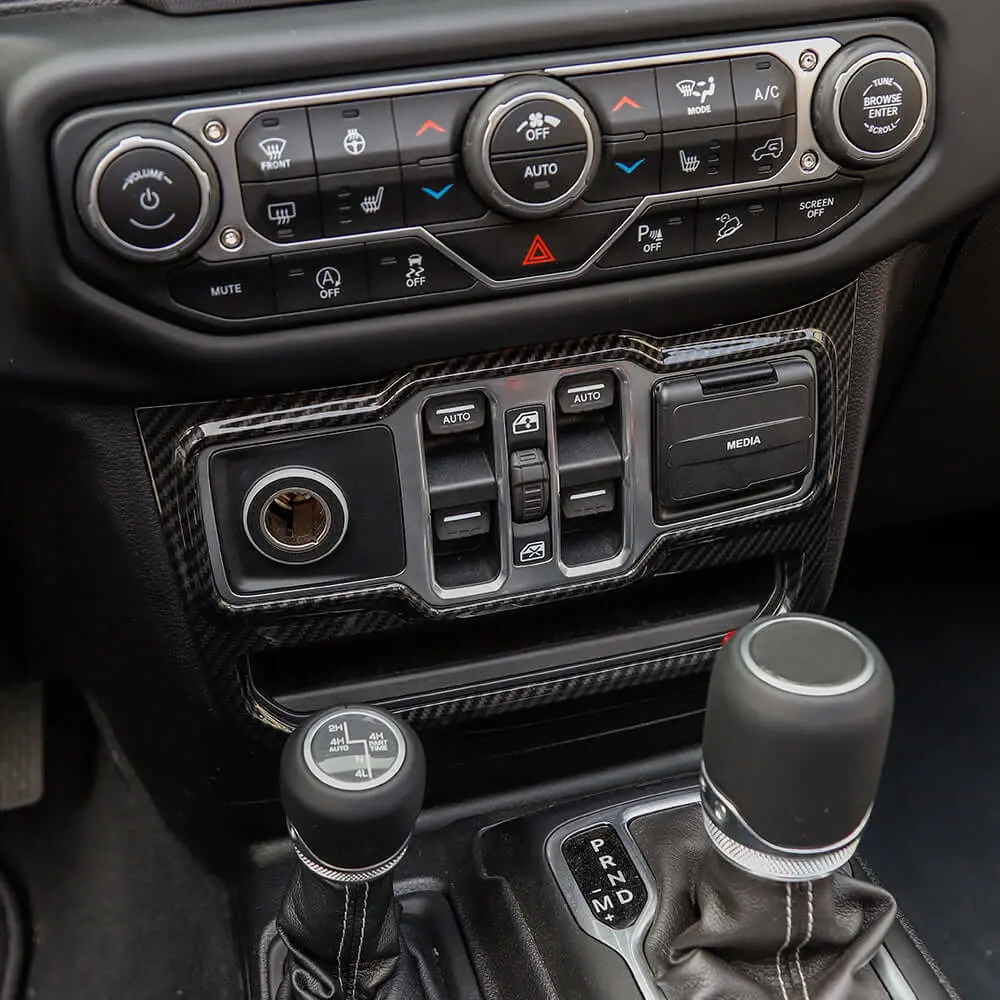 For 2018+ Jeep Wrangler JL JLU & Gladiator JT Window Control Panel Trim Cover - Image 4