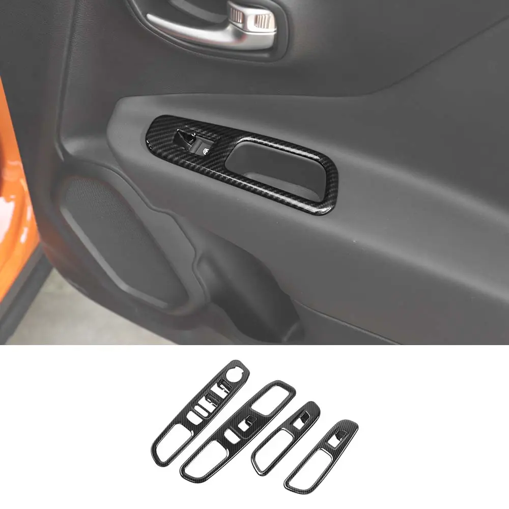 For 2015+ Jeep Renegade Window Lift Panel Cover Trim Frame
