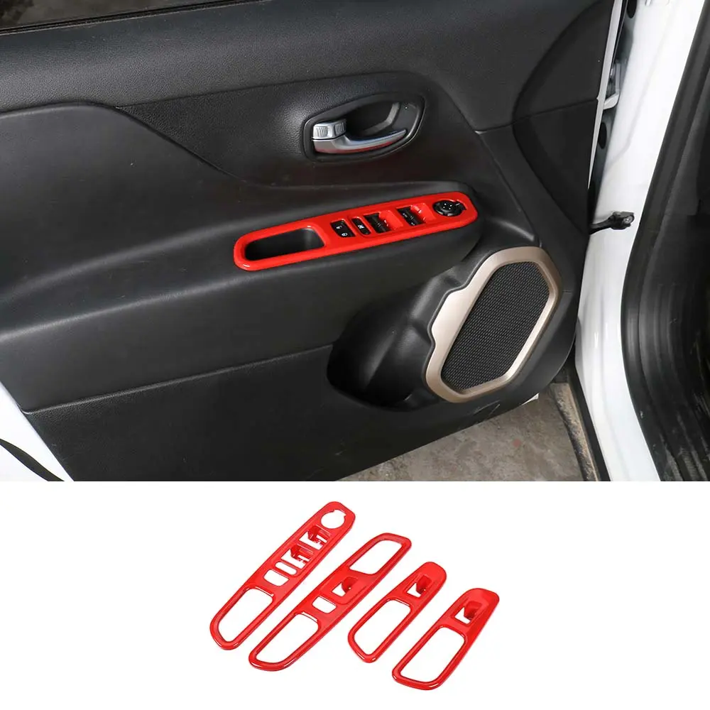 For 2015+ Jeep Renegade Window Lift Panel Cover Trim Frame - Image 10