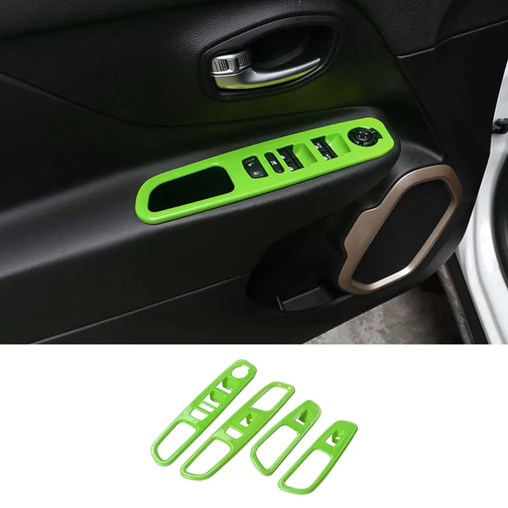 For 2015+ Jeep Renegade Window Lift Panel Cover Trim Frame - Image 12