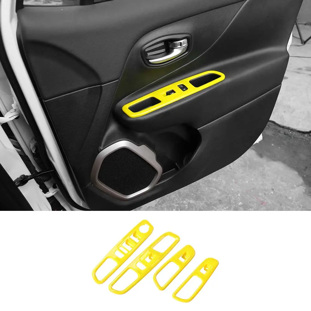 For 2015+ Jeep Renegade Window Lift Panel Cover Trim Frame - Image 14