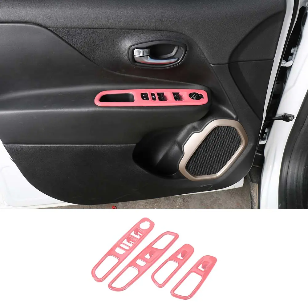 For 2015+ Jeep Renegade Window Lift Panel Cover Trim Frame - Image 16