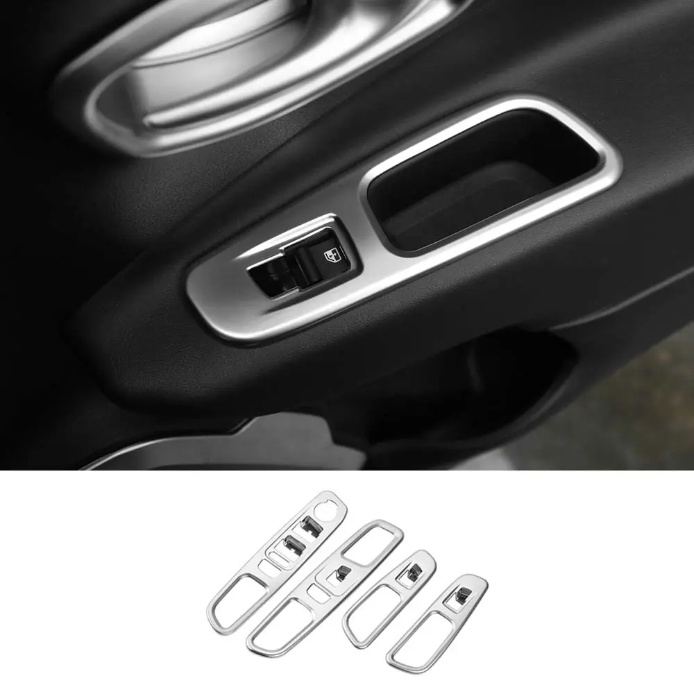 For 2015+ Jeep Renegade Window Lift Panel Cover Trim Frame - Image 18