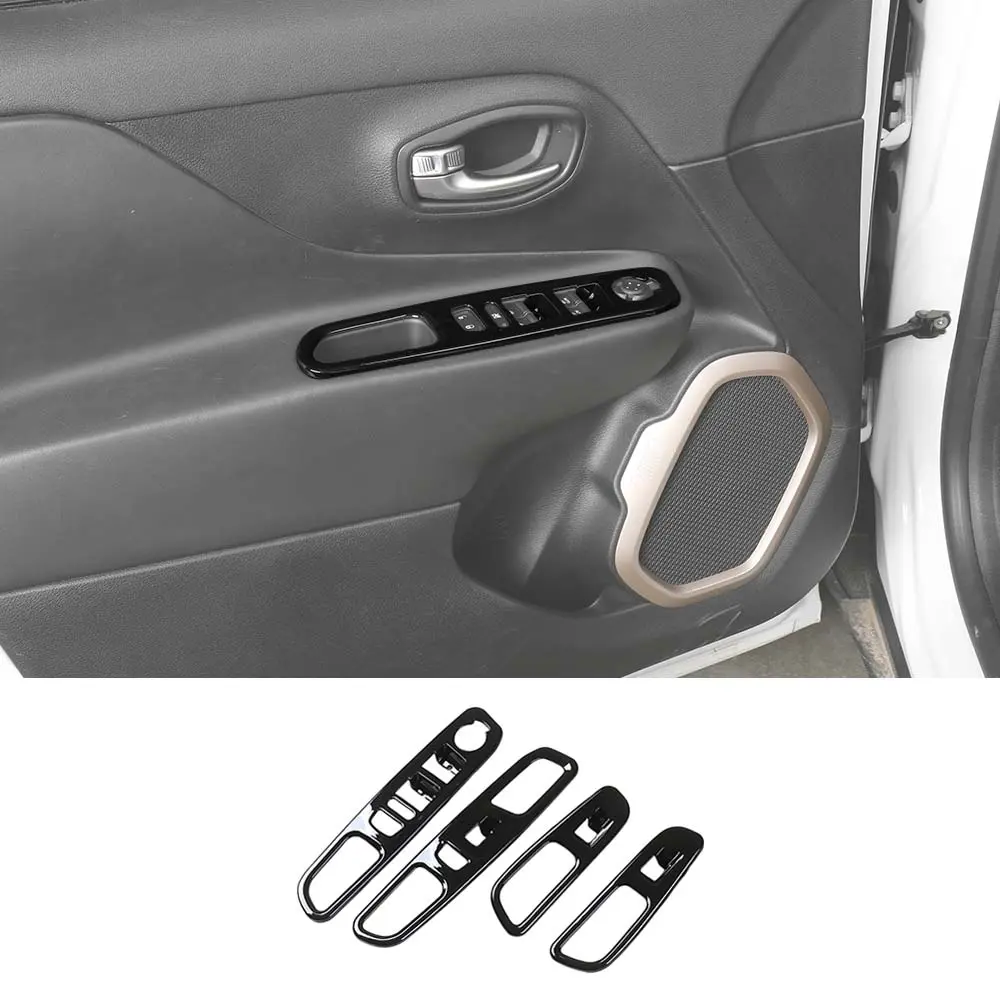 For 2015+ Jeep Renegade Window Lift Panel Cover Trim Frame - Image 19