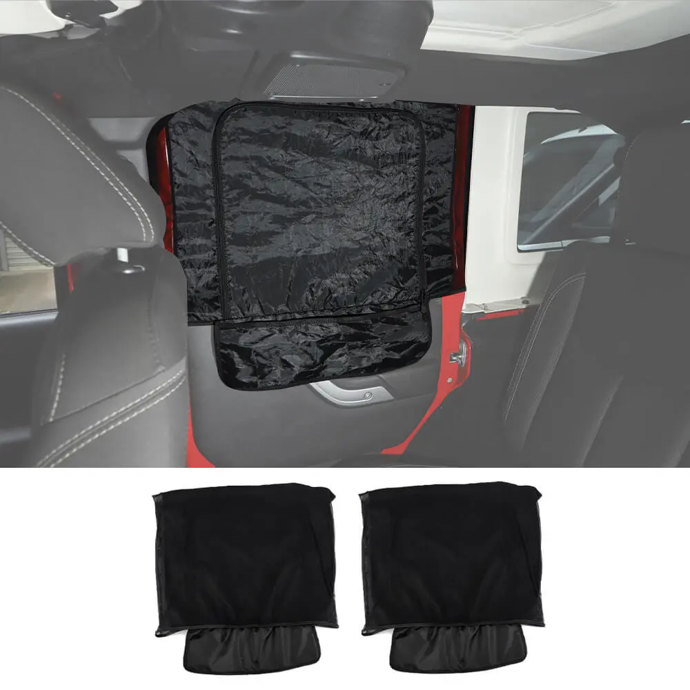 For Jeep Wrangler TJ JK JL & Gladiator JT Window Sunshade Mesh Anti Insect Net Cover - Image 10