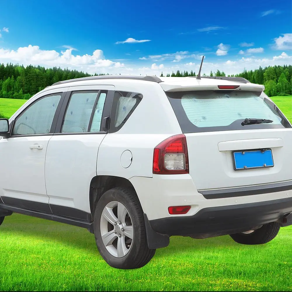 For 2007-2016 Jeep Compass 4-Door Windshield Sunshade Side Full Window Sunscreen Heat Insulation Sun Visor 8PCS - Image 2