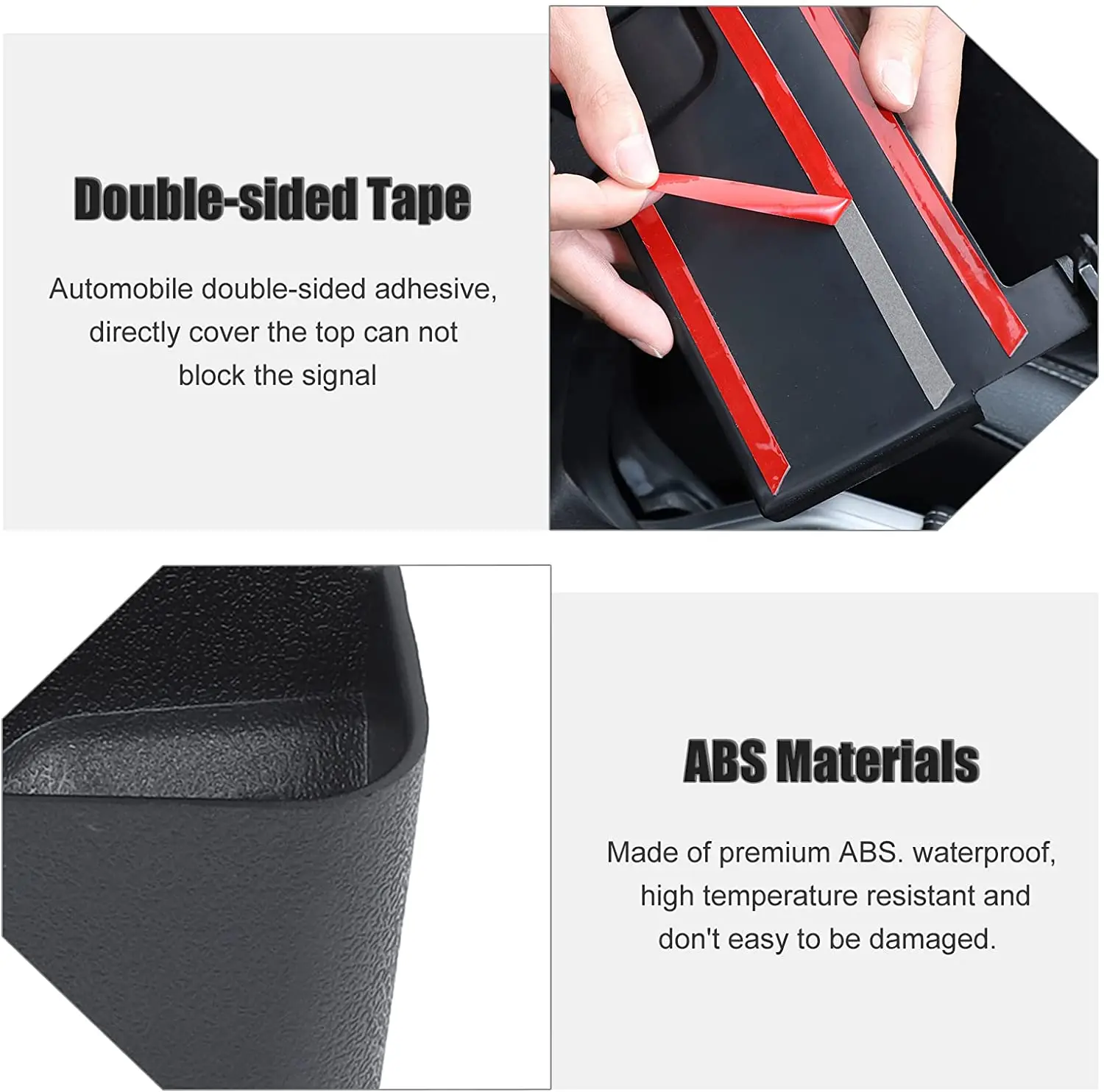 For 2018+ Jeep Wrangler JL JLU JT Front Center Console Storage Pockets Armrest Insert Organizer Box - Image 6