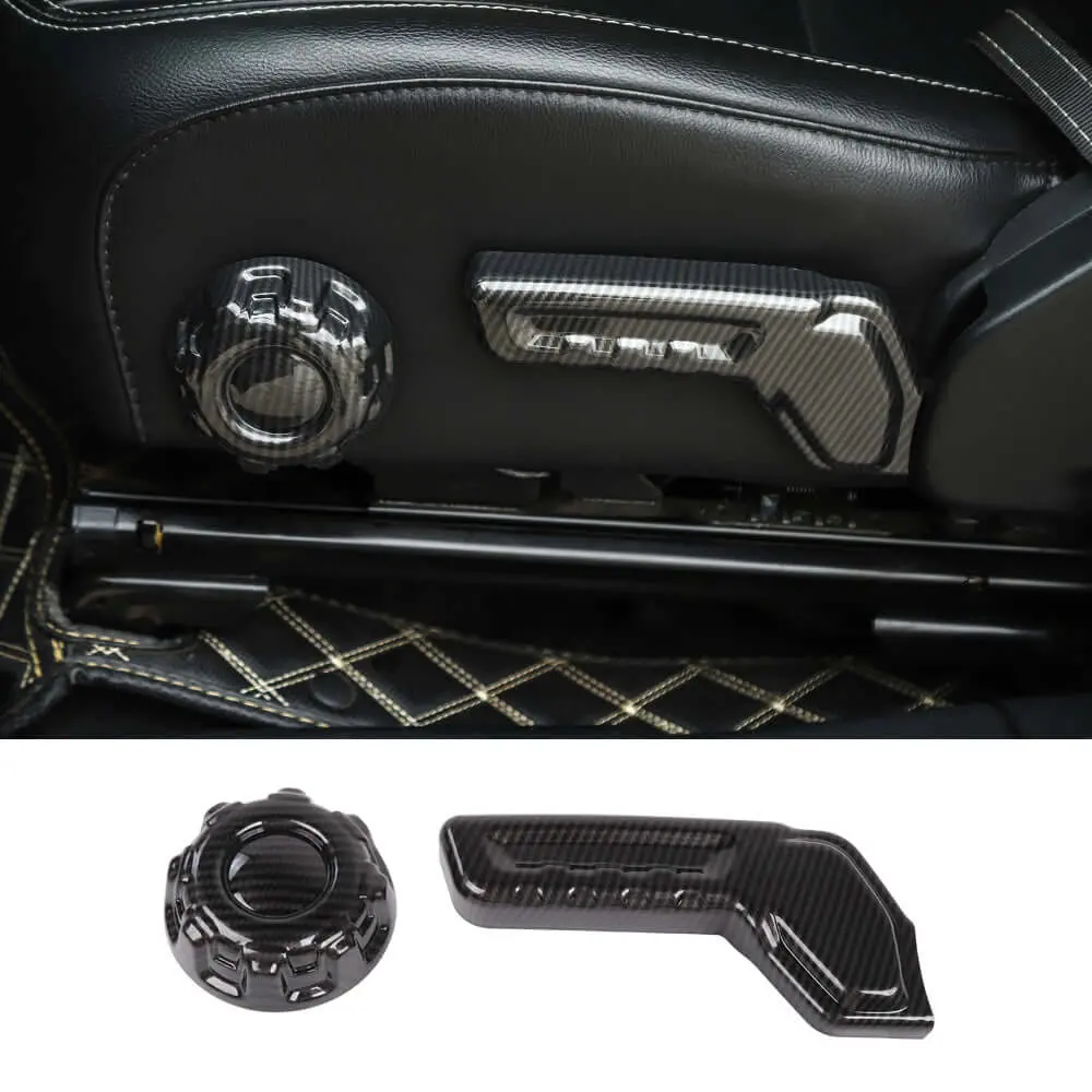 For 2018+ Jeep Wrangler JL JLU & Gladiator JT Seat Adjustment Switch Cover Trim