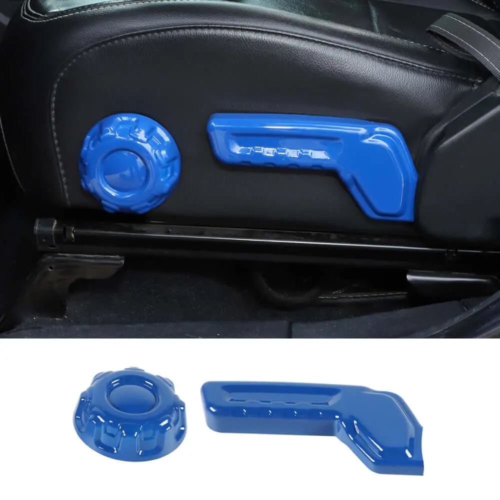 For 2018+ Jeep Wrangler JL JLU & Gladiator JT Seat Adjustment Switch Cover Trim - Image 10