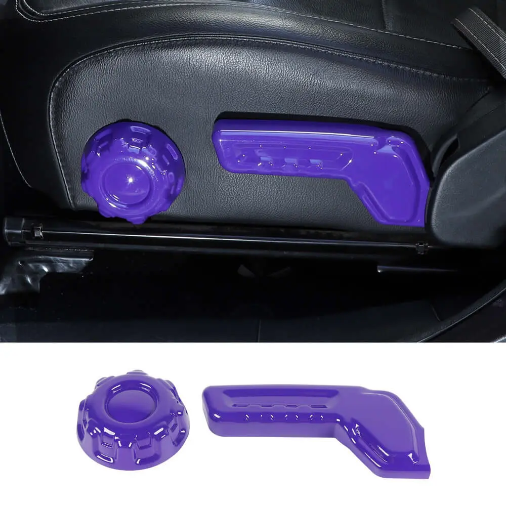 For 2018+ Jeep Wrangler JL JLU & Gladiator JT Seat Adjustment Switch Cover Trim - Image 11