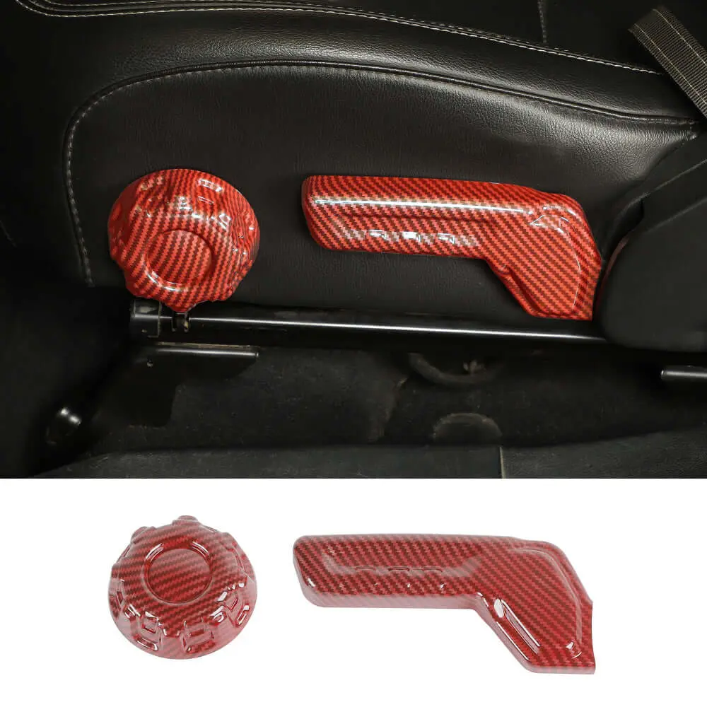 For 2018+ Jeep Wrangler JL JLU & Gladiator JT Seat Adjustment Switch Cover Trim - Image 14