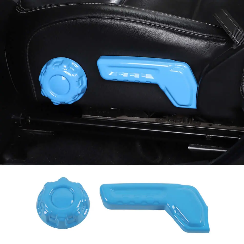 For 2018+ Jeep Wrangler JL JLU & Gladiator JT Seat Adjustment Switch Cover Trim - Image 15