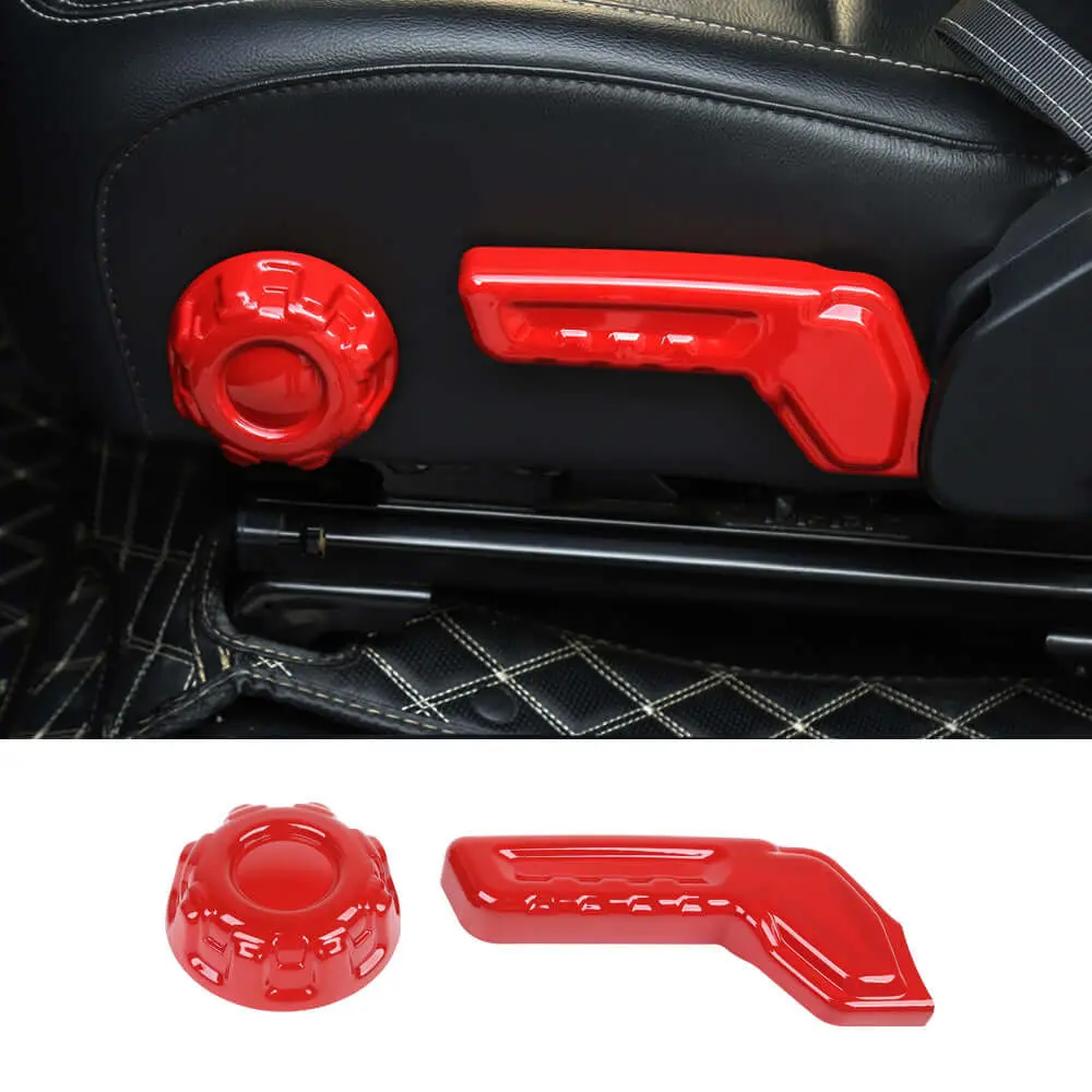 For 2018+ Jeep Wrangler JL JLU & Gladiator JT Seat Adjustment Switch Cover Trim - Image 8