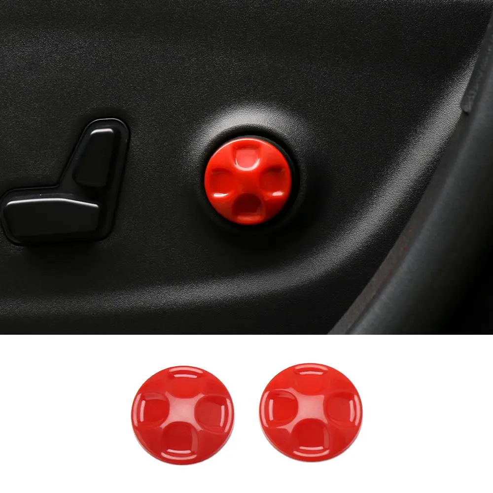 For Jeep 2011-2021 Grand Cherokee/ 2014+ Cherokee Seat Lumbar Support Adjust Button Cover Trim - Image 10