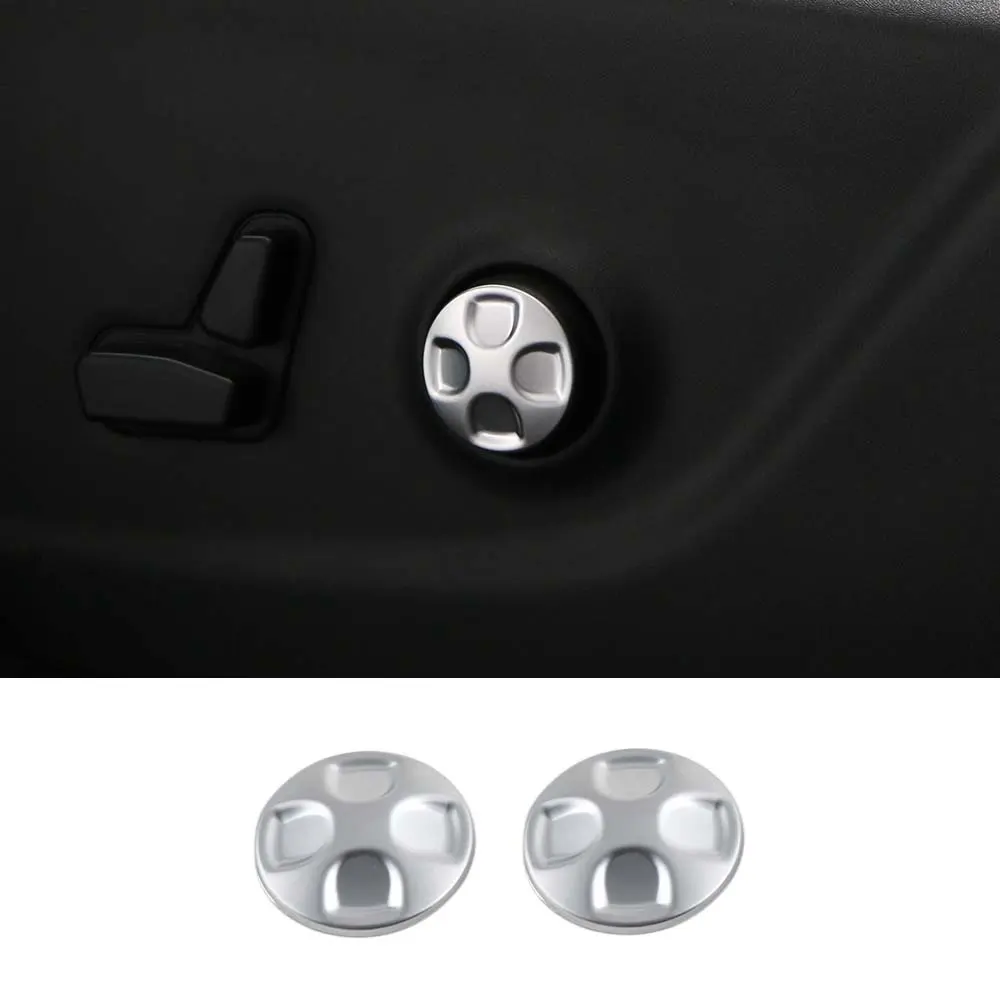 For Jeep 2011-2021 Grand Cherokee/ 2014+ Cherokee Seat Lumbar Support Adjust Button Cover Trim - Image 9