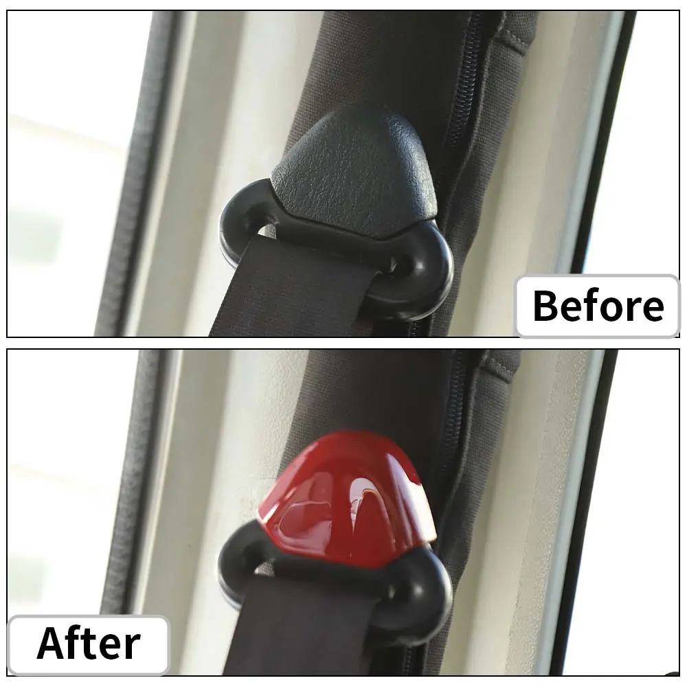 For 1997-2006 Jeep Wrangler TJ Seat Safety Belt Decor Cover Trim - Image 3